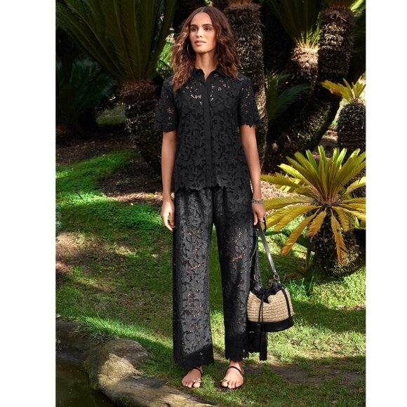 Johnny Was 2 Pc. Lace Shirt & Camisole NWT - Picture 16 of 16